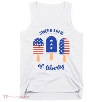 Sweet Land Of Liberty Ice Cream Pops Tank Top thumb 0