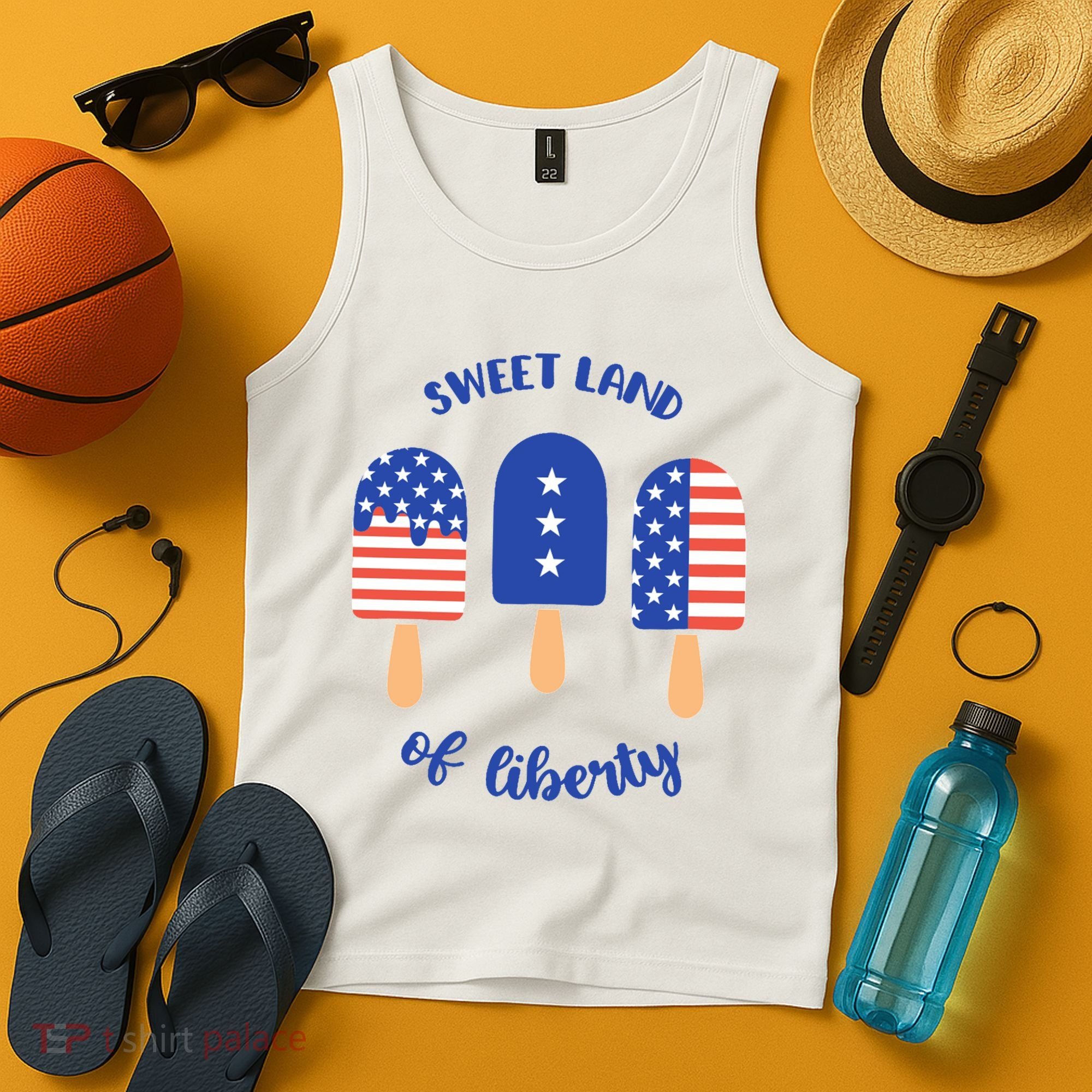 Sweet Land Of Liberty Ice Cream Pops Tank Top