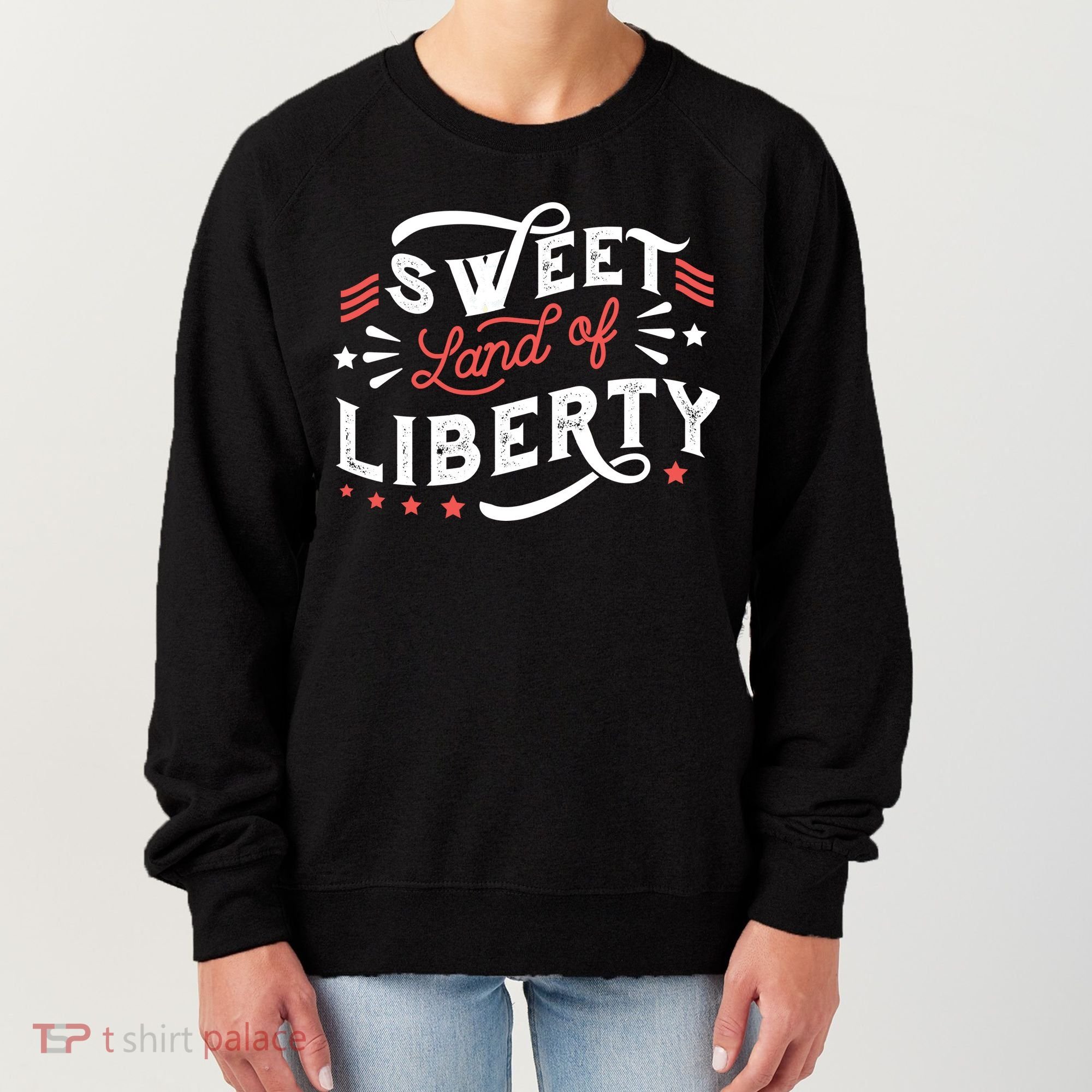 Sweet Land Of Liberty USA Women's Sweatshirt