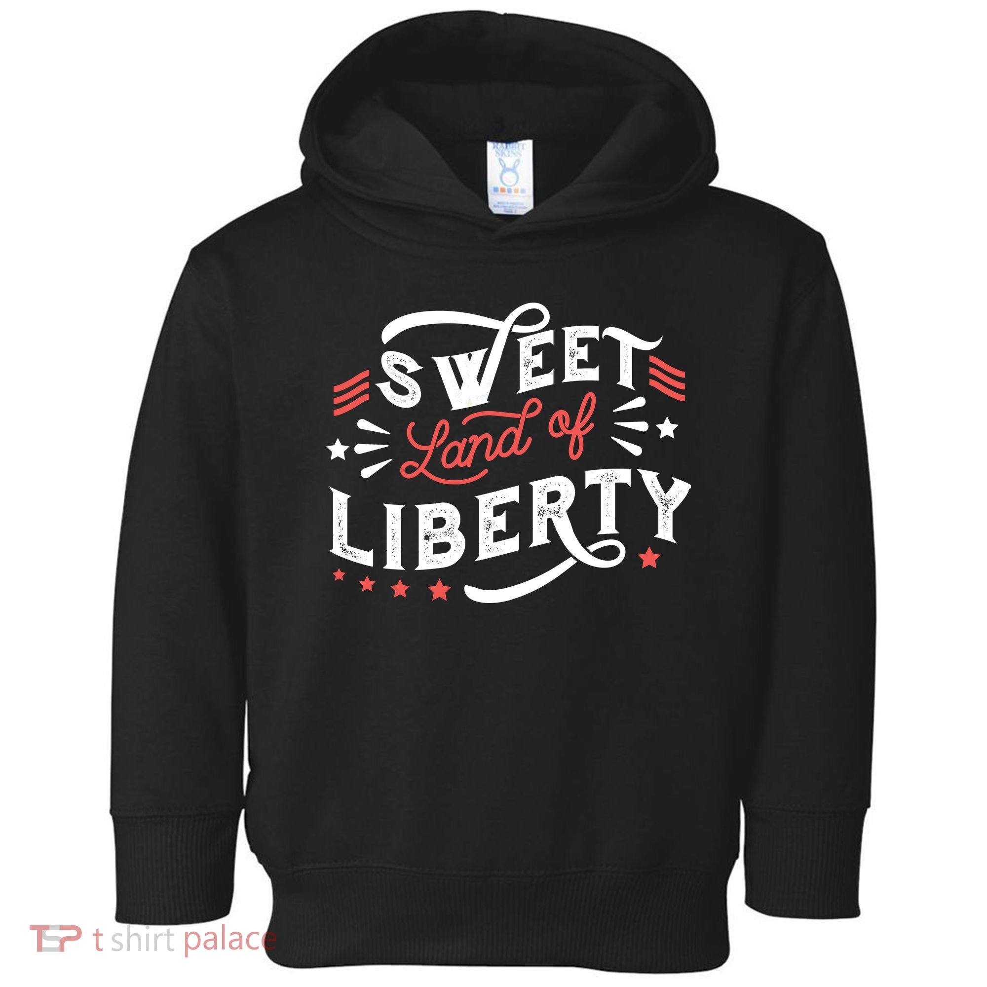 Sweet Land Of Liberty USA Toddler Hoodie