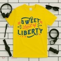 Sweet Land Of Liberty USA T-Shirt thumb 5