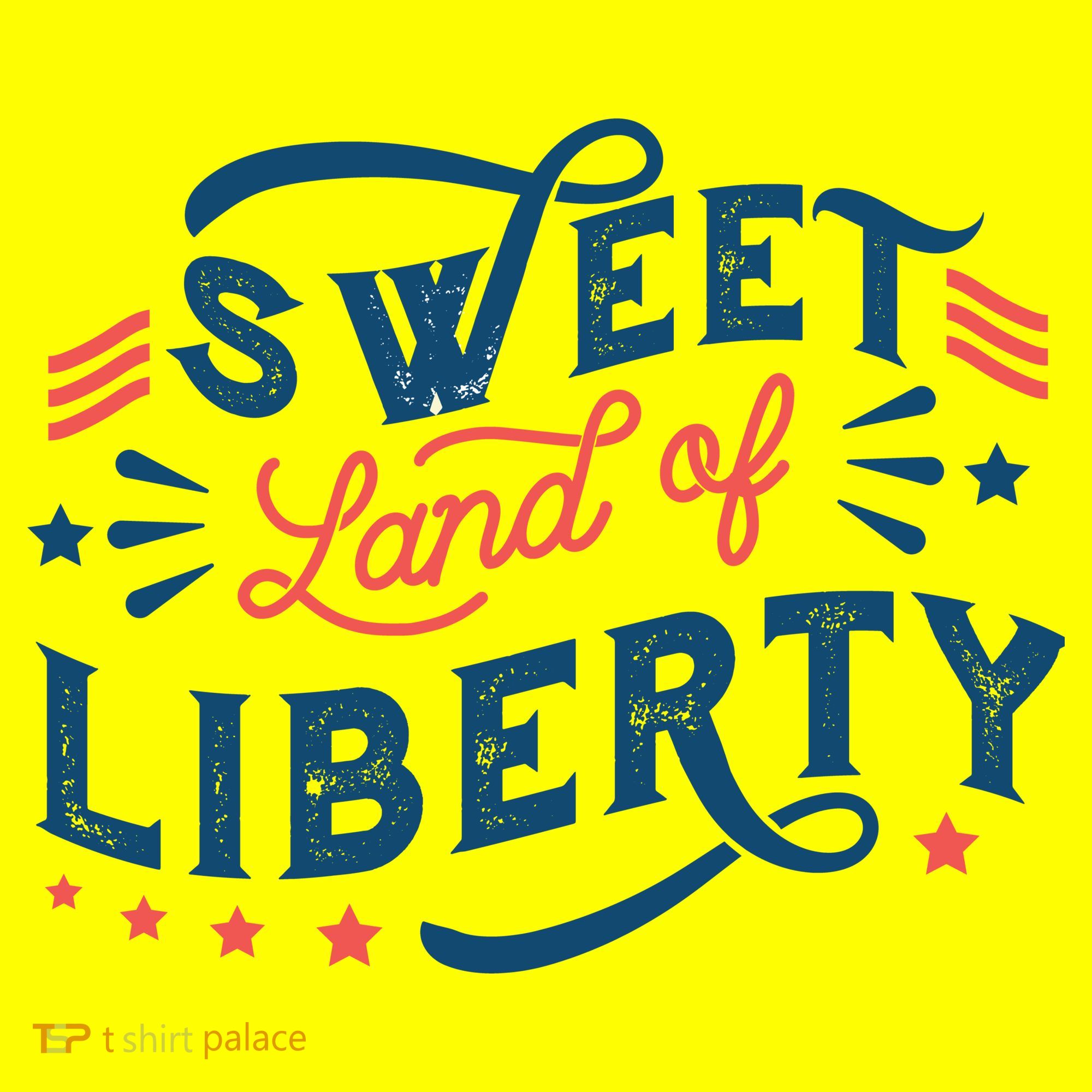 Sweet Land Of Liberty USA T-Shirt