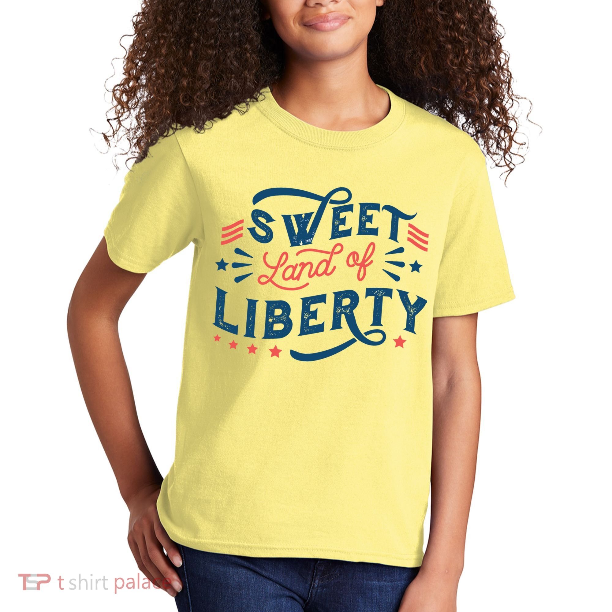 Sweet Land Of Liberty USA Kids T-Shirt
