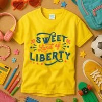 Sweet Land Of Liberty USA Kids T-Shirt thumb 3