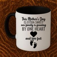 Sweet Mother's Day Pregnancy Announcement  Coffee Mug thumb 2