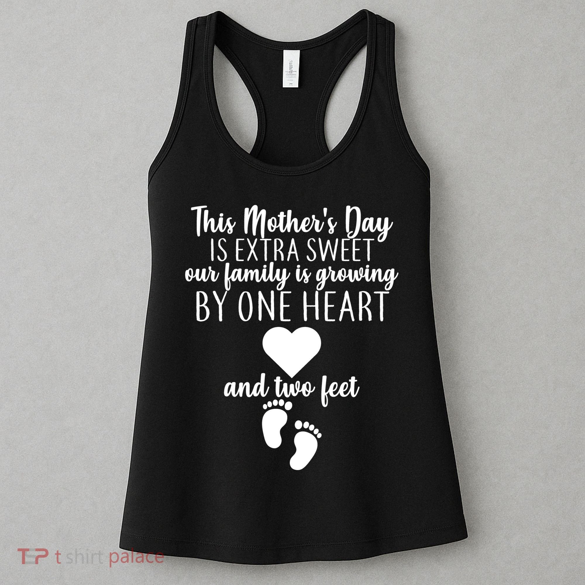 Sweet Mother's Day Pregnancy Announcement  Women's Tank Top