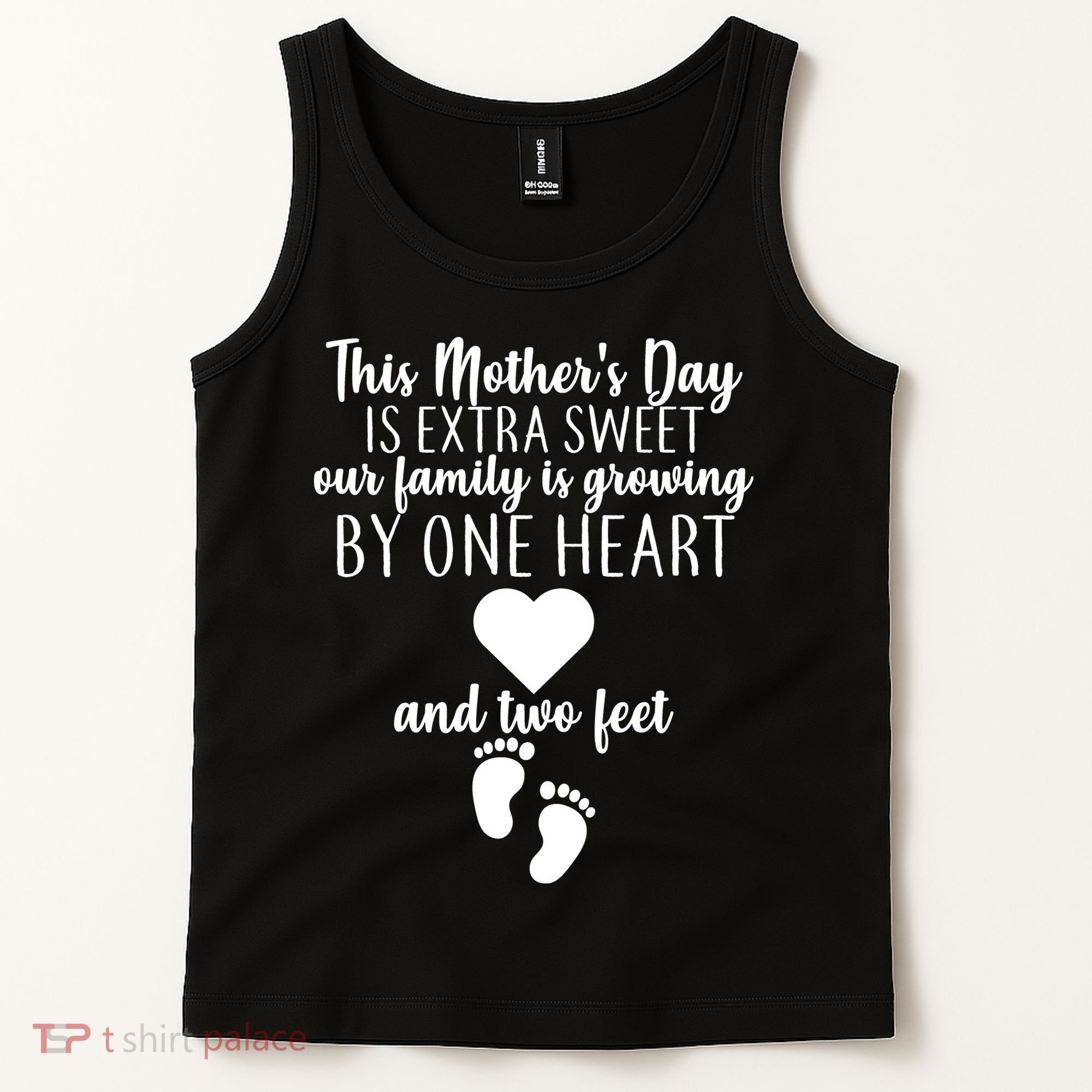 Sweet Mother's Day Pregnancy Announcement  Tank Top