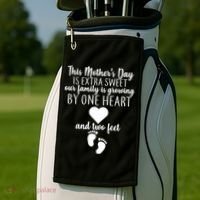 Sweet Mother's Day Pregnancy Announcement  Golf Towel thumb 2