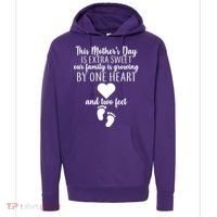 Sweet Mother's Day Pregnancy Announcement  Hoodie thumb 0