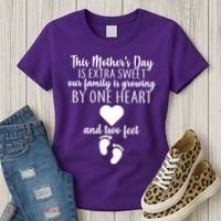 Sweet Mother's Day Pregnancy Announcement  Women's T-Shirt thumb 3