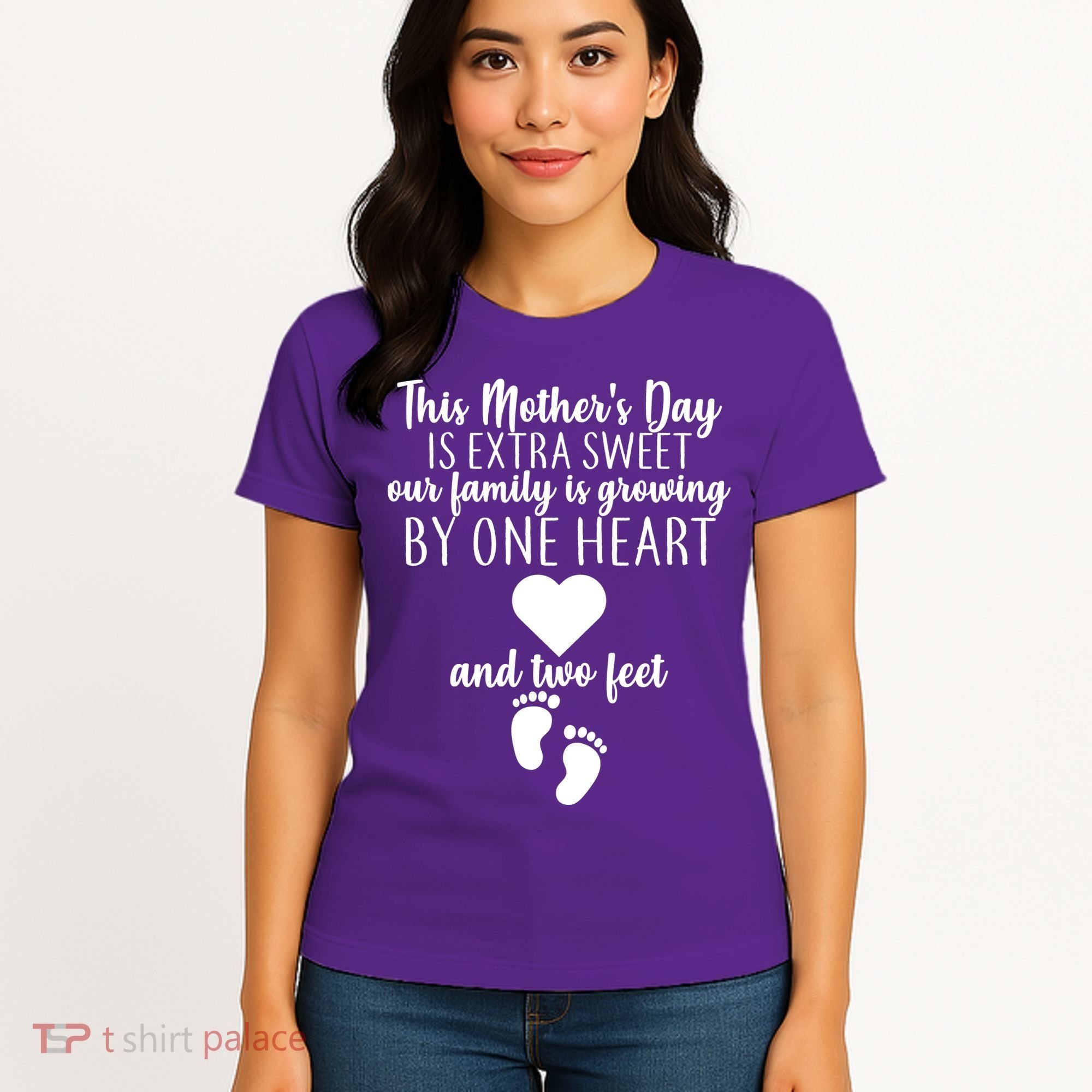 Sweet Mother's Day Pregnancy Announcement  Women's T-Shirt