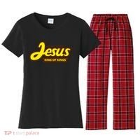 Sweet Savior Jesus King of Kings Women's Flannel Pajama Set thumb 0