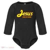 Sweet Savior Jesus King of Kings Baby Long Sleeve Bodysuit thumb 0