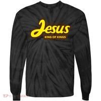 Sweet Savior Jesus King of Kings Tie-Dye Long Sleeve Shirt thumb 0
