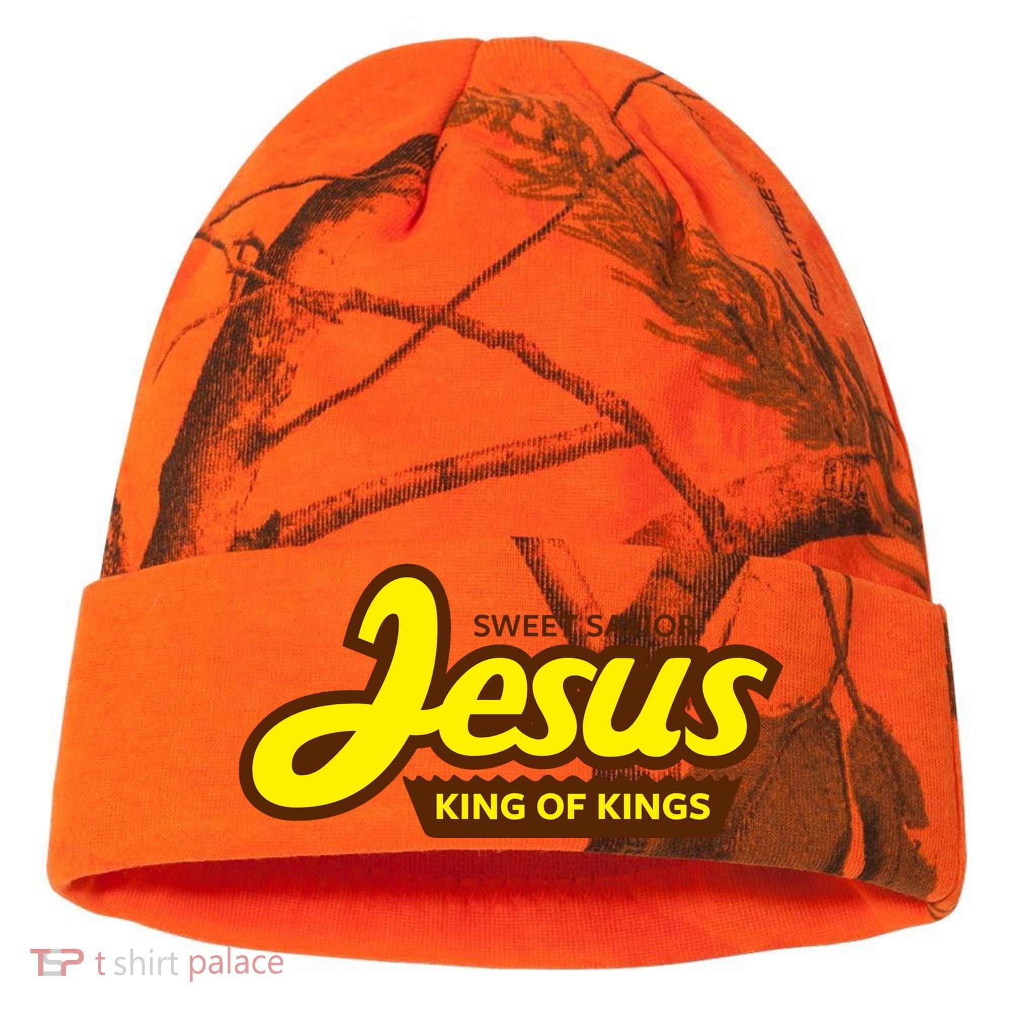 Sweet Savior Jesus King of Kings Kati Licensed 12" Camo Cuffed Beanie
