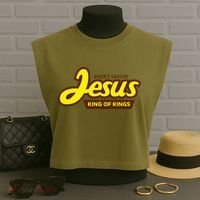Sweet Savior Jesus King of Kings Garment-Dyed Women's Muscle Tee thumb 3