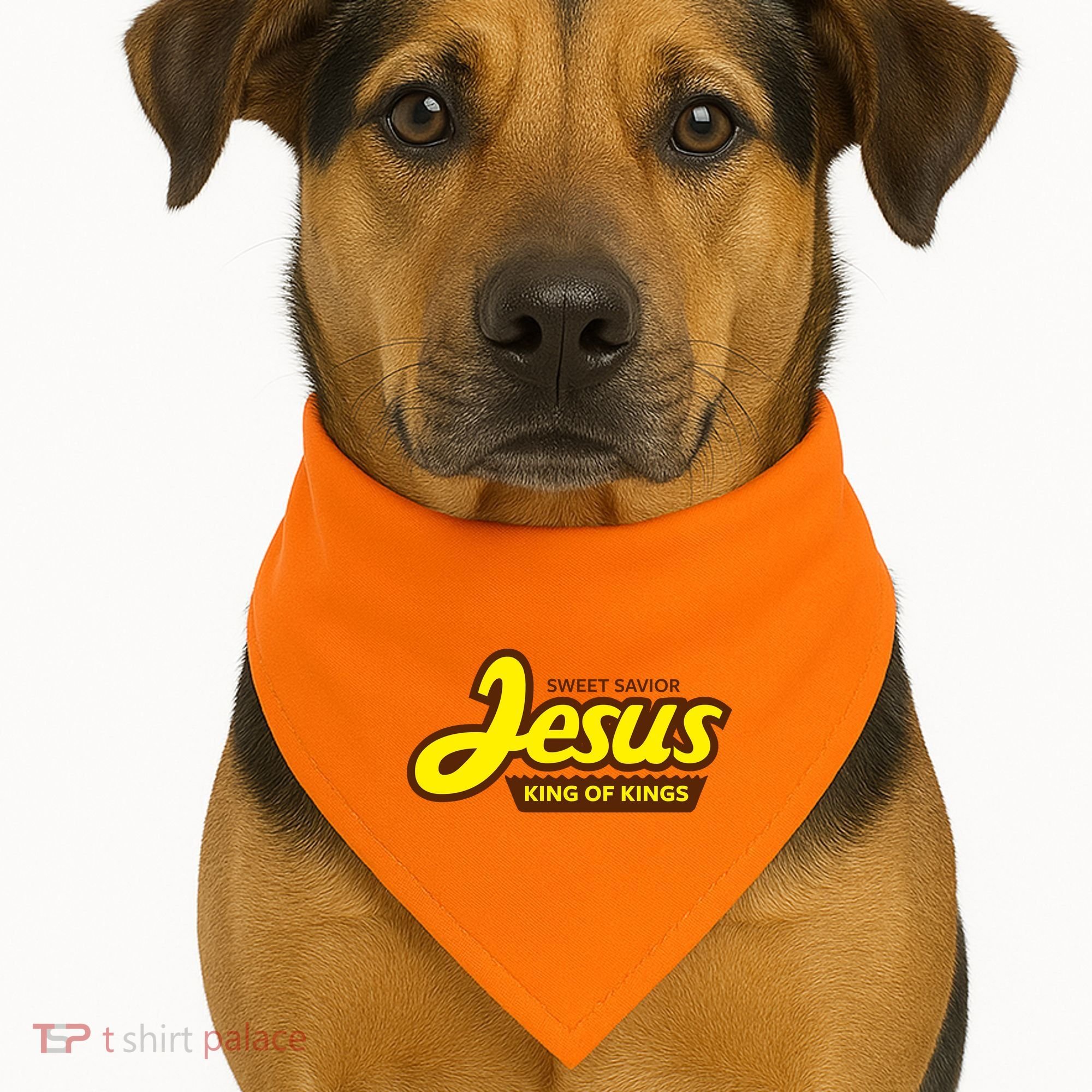 Sweet Savior Jesus King of Kings USA-Made Doggie Bandana
