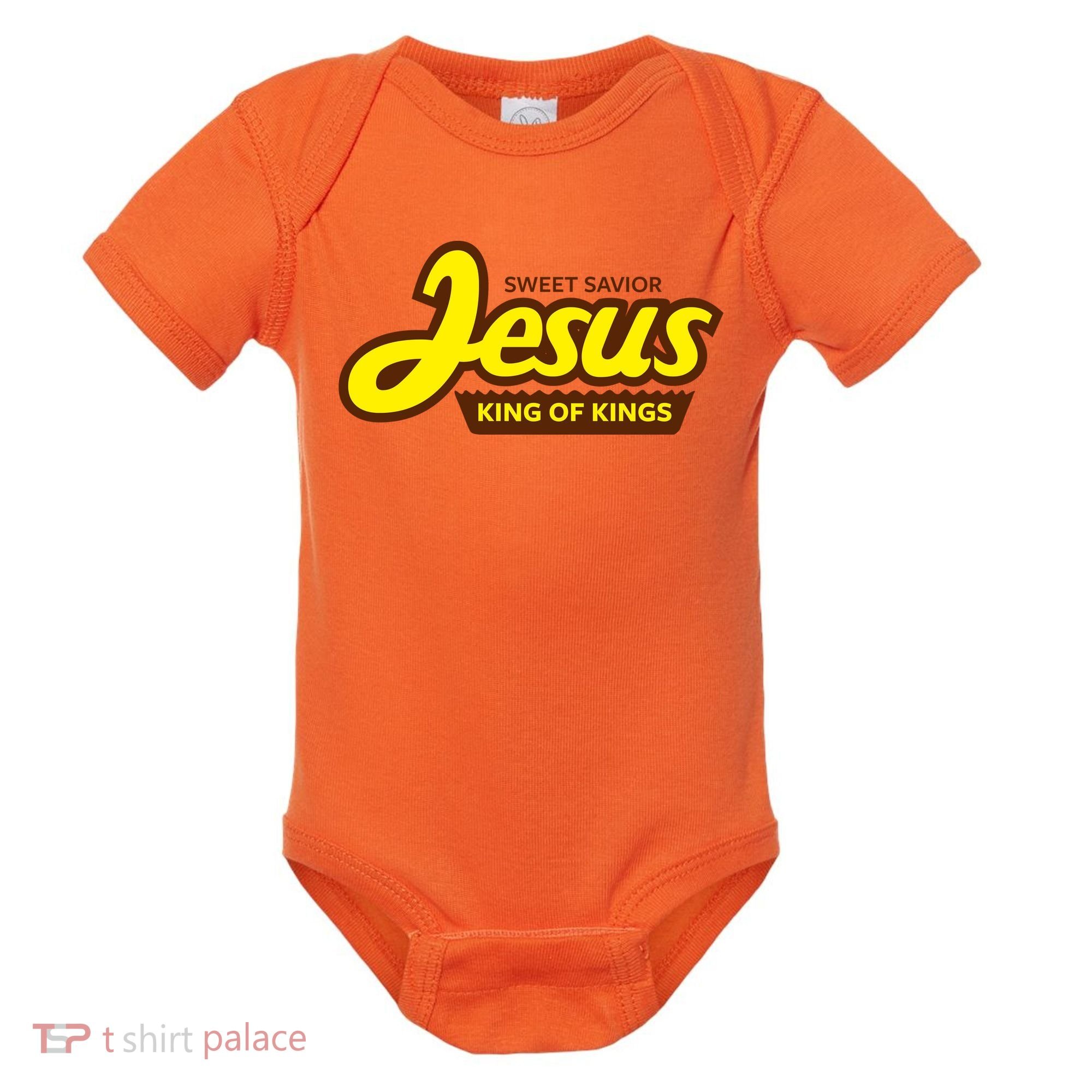 Sweet Savior Jesus King of Kings Baby Bodysuit