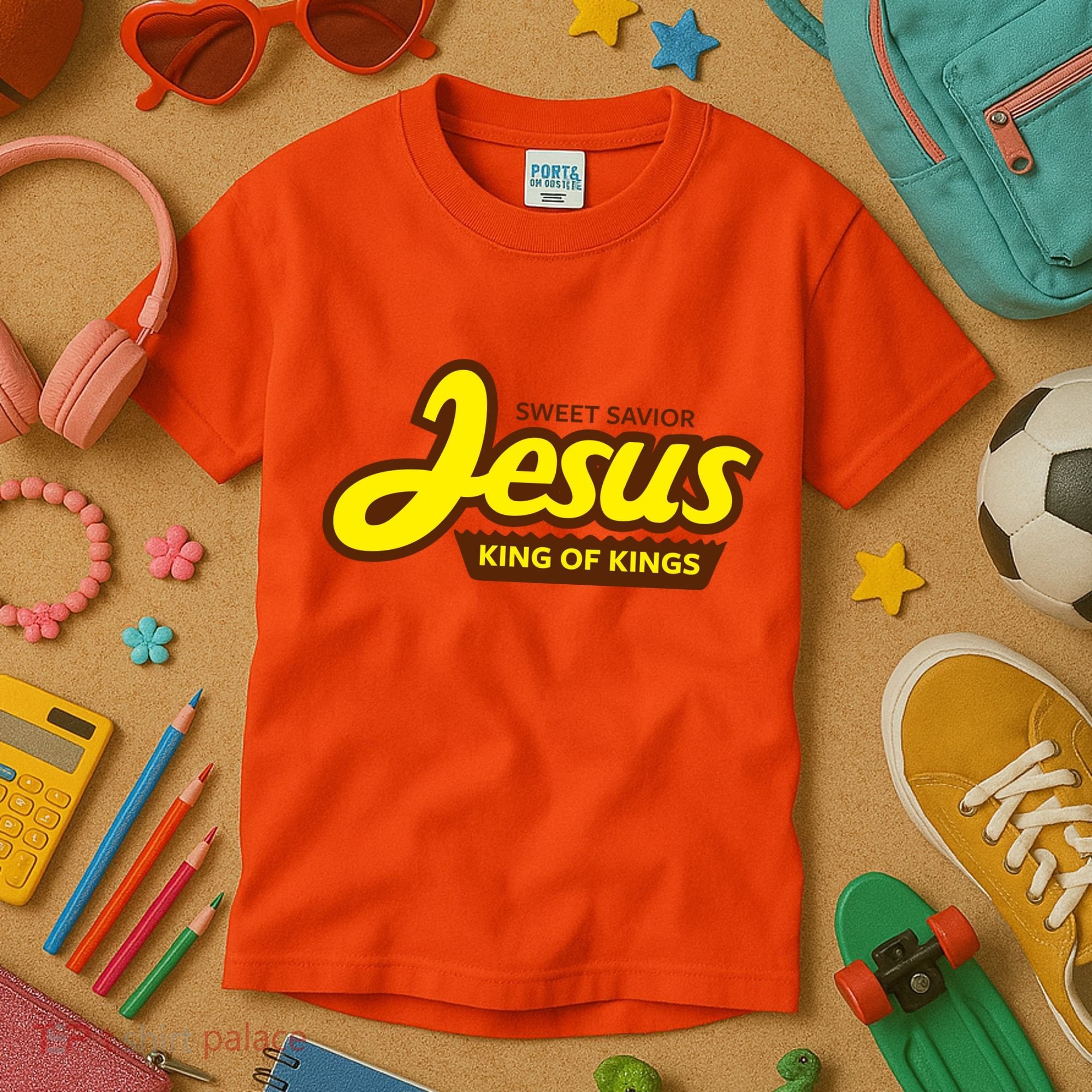 Sweet Savior Jesus King of Kings Kids T-Shirt