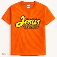 Sweet Savior Jesus King of Kings Kids Tie-Dye T-Shirt thumb 0