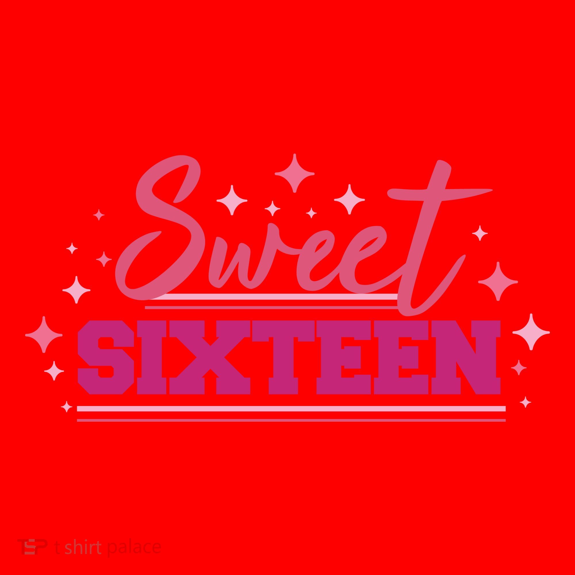 Sweet Sixteen Santa Hat