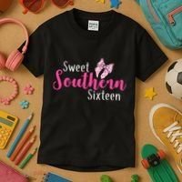 Sweet Southern Sixteen Kids T-Shirt thumb 3