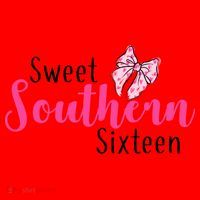 Sweet Southern Sixteen Santa Hat thumb 1