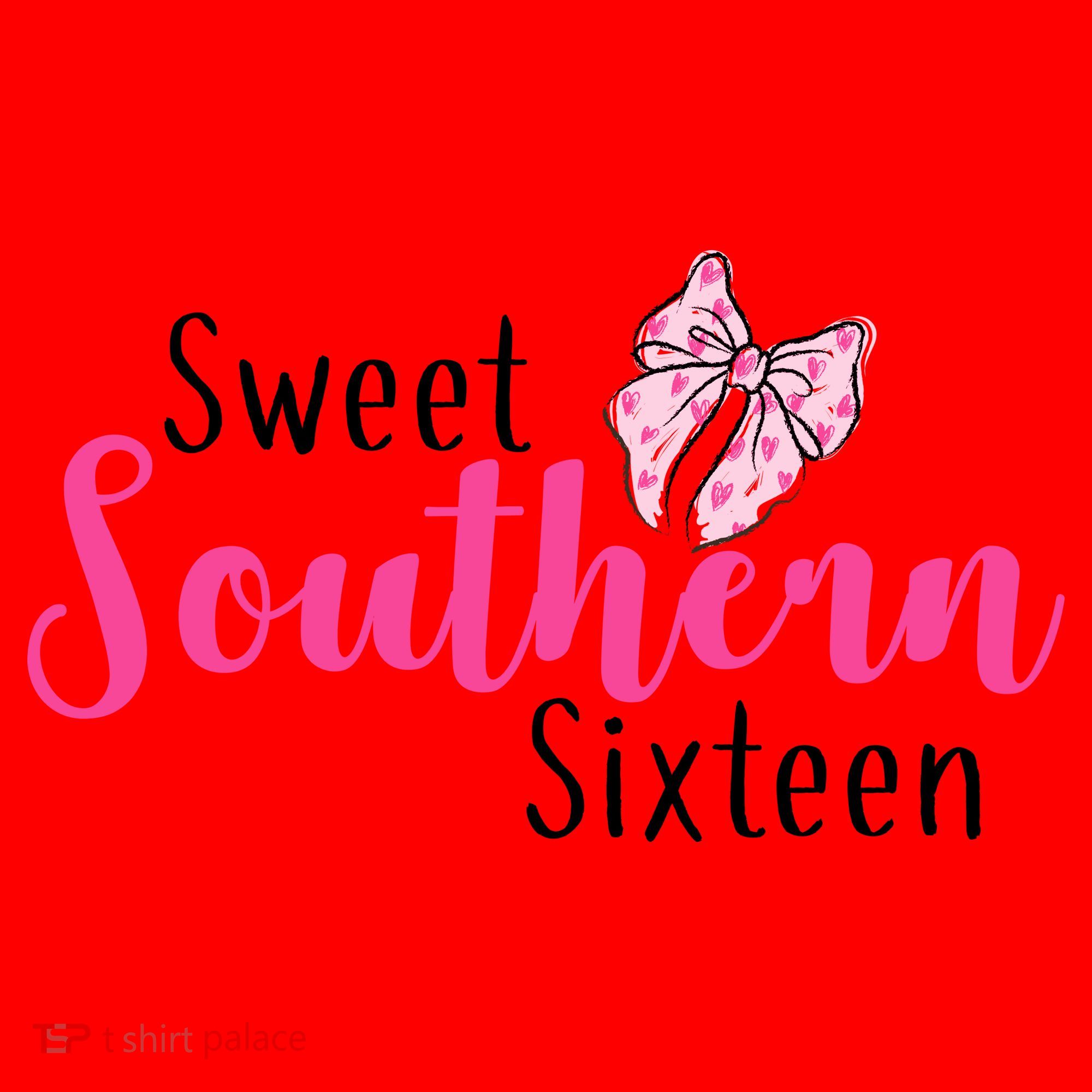 Sweet Southern Sixteen Santa Hat