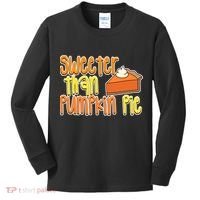 Sweeter Than Pumpkin Pie Kids Long Sleeve Shirt thumb 0