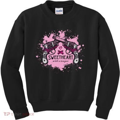 Sweetheart With A Temper Kids Sweatshirt