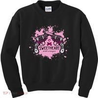 Sweetheart With A Temper Kids Sweatshirt thumb 0