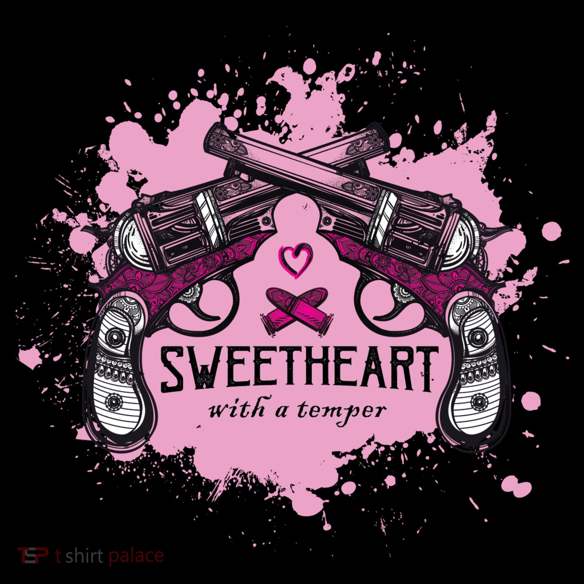 Sweetheart With A Temper Kids Sweatshirt