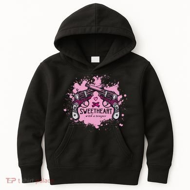 Sweetheart With A Temper Kids Hoodie