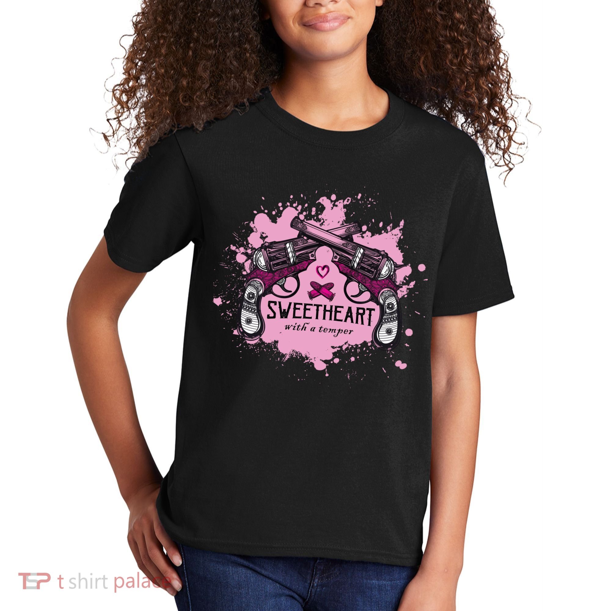 Sweetheart With A Temper Kids T-Shirt