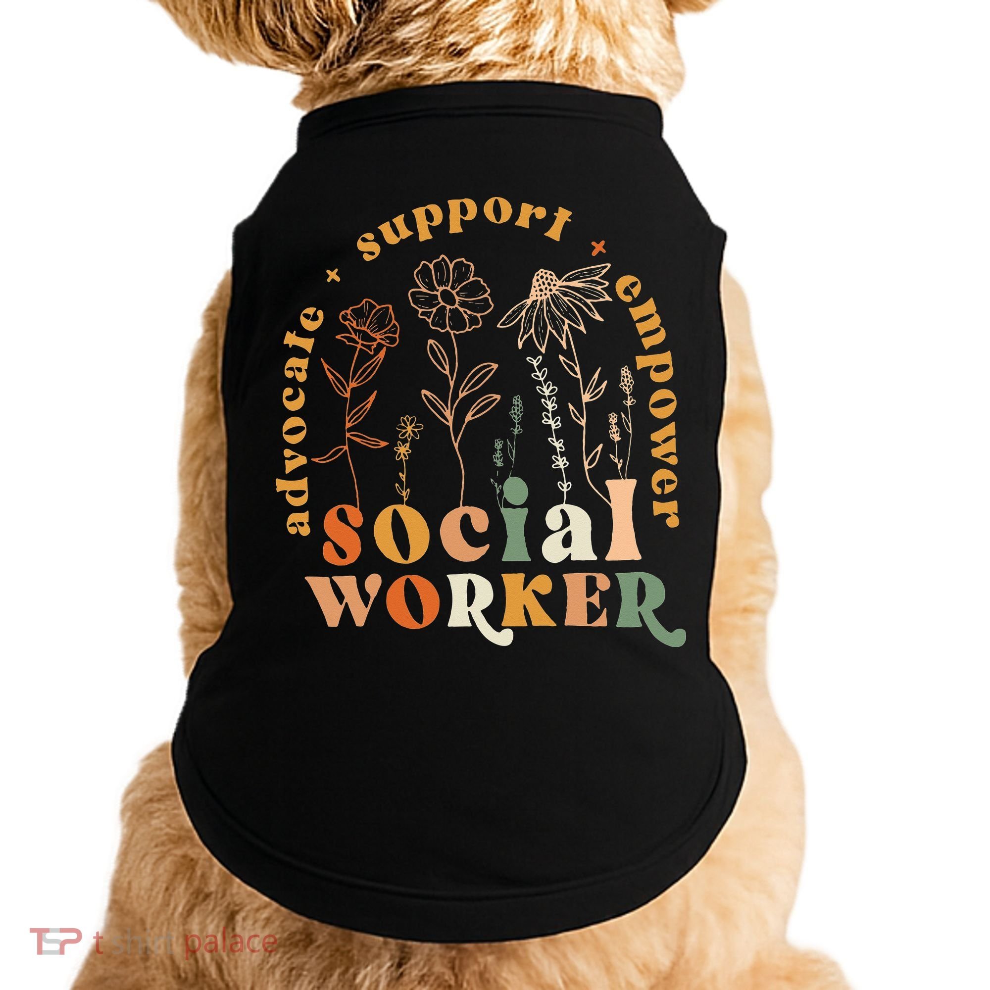 Social Worker Funny Social Work Month Doggie Tank