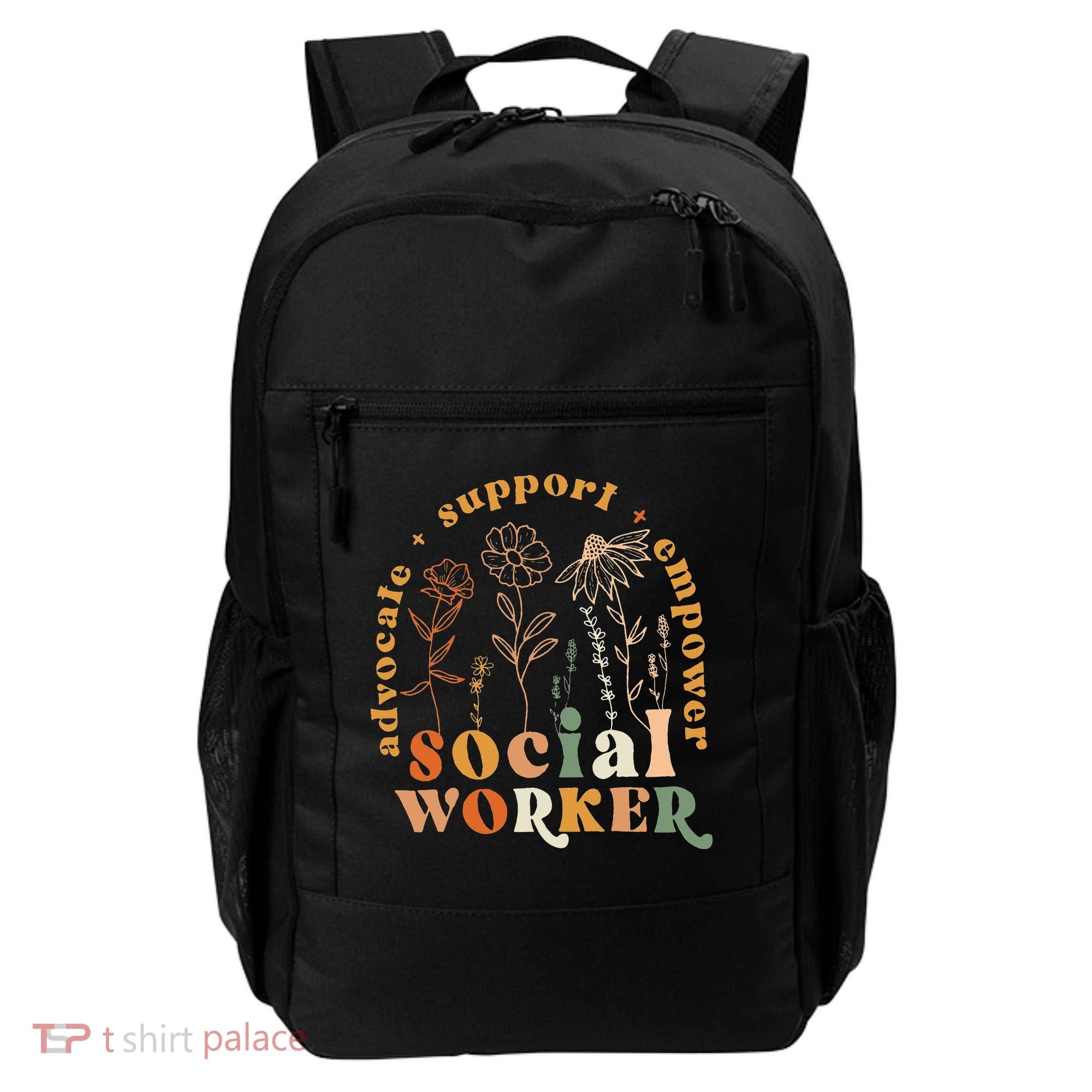 Social Worker Funny Social Work Month Backpack