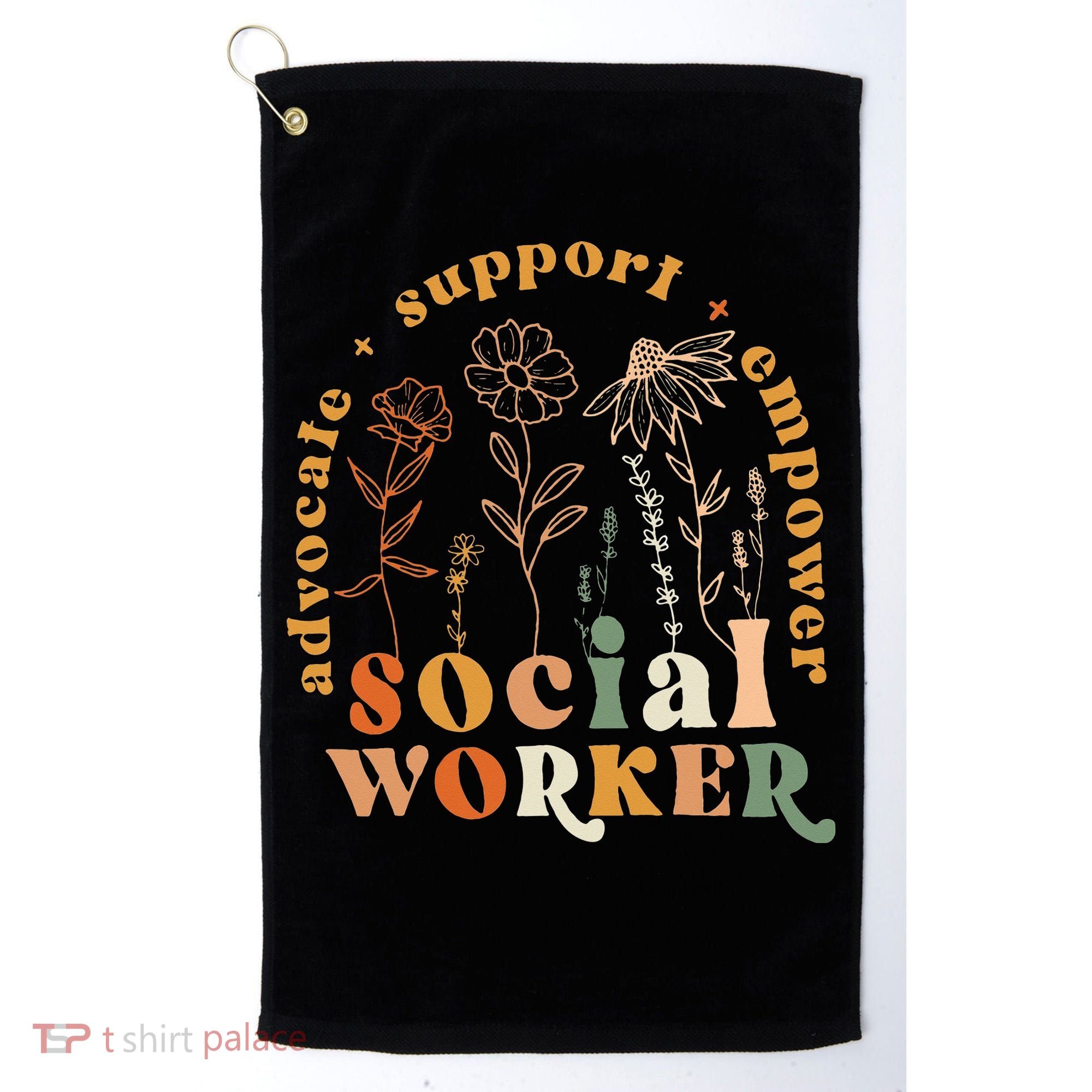 Social Worker Funny Social Work Month Golf Towel