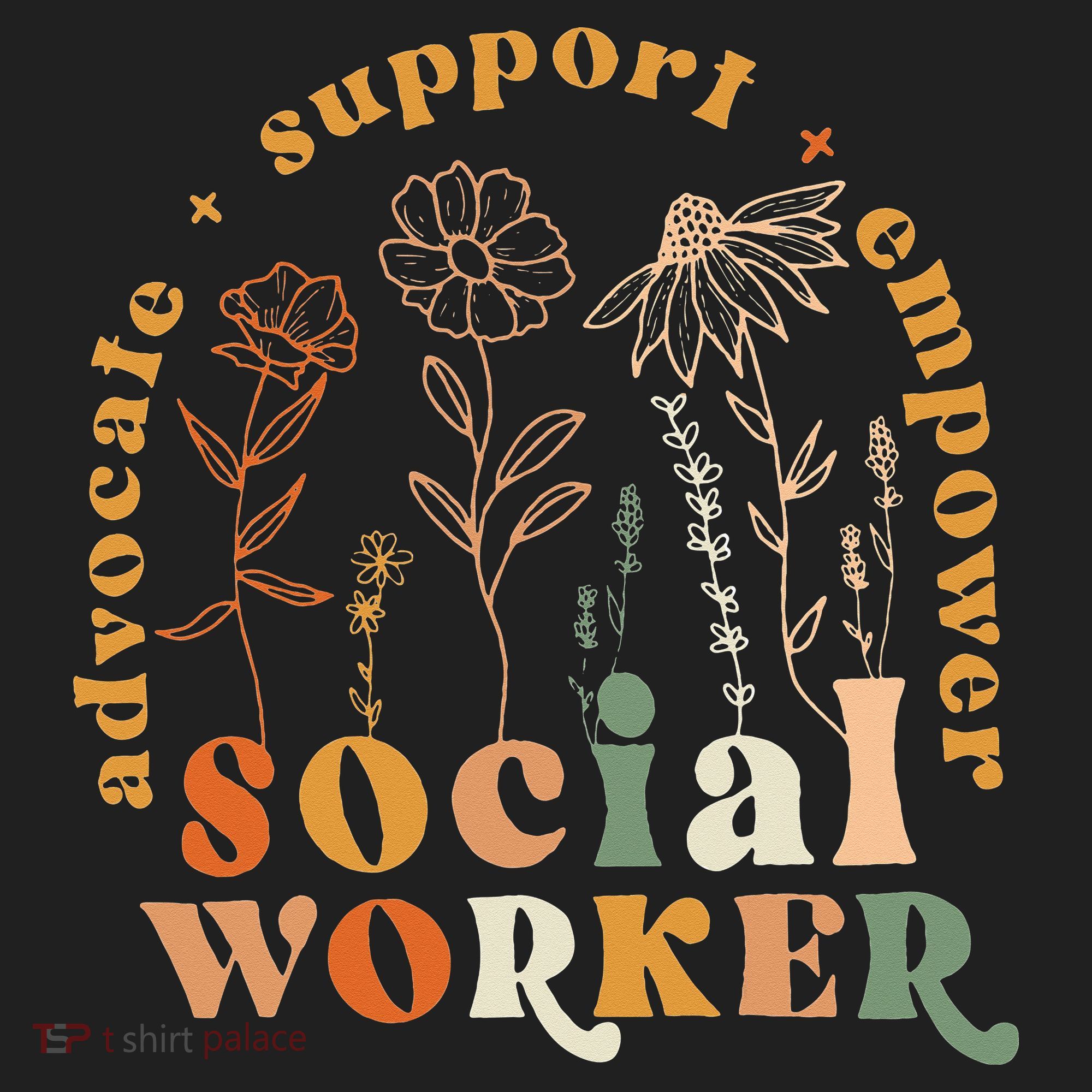 Social Worker Funny Social Work Month Golf Towel