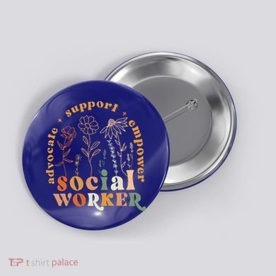 Social Worker Funny Social Work Month Button