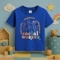 Social Worker Funny Social Work Month Toddler T-Shirt thumb 3
