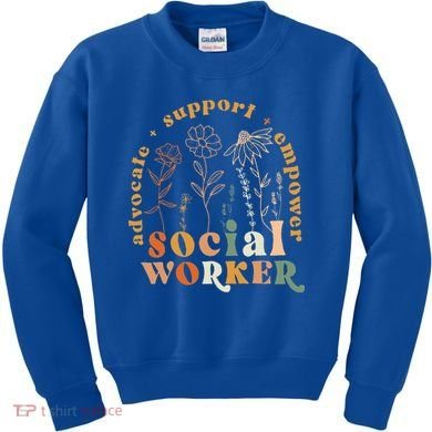 Social Worker Funny Social Work Month Kids Sweatshirt