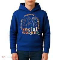 Social Worker Funny Social Work Month Kids Hoodie thumb 4