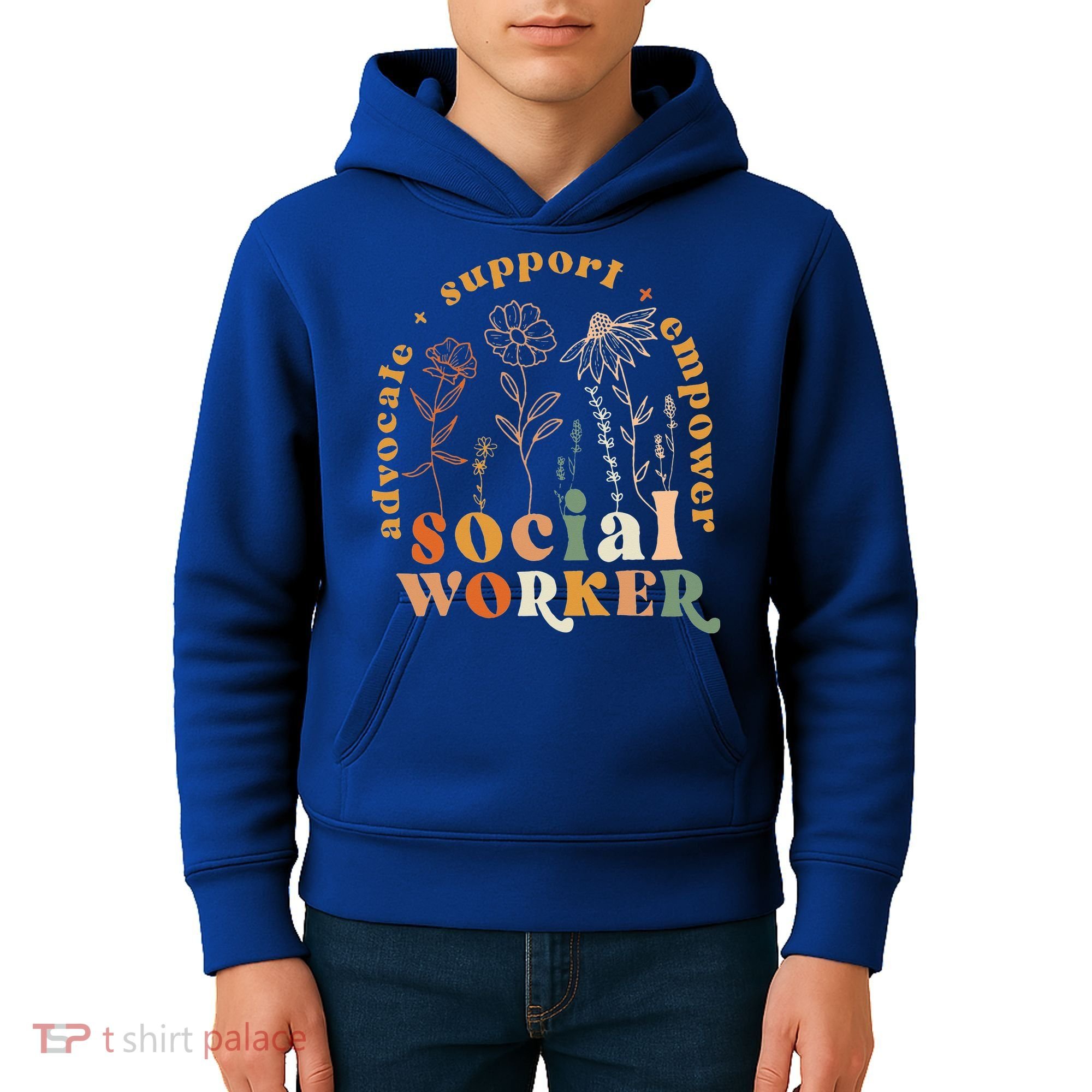 Social Worker Funny Social Work Month Kids Hoodie