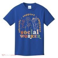 Social Worker Funny Social Work Month Kids T-Shirt thumb 0