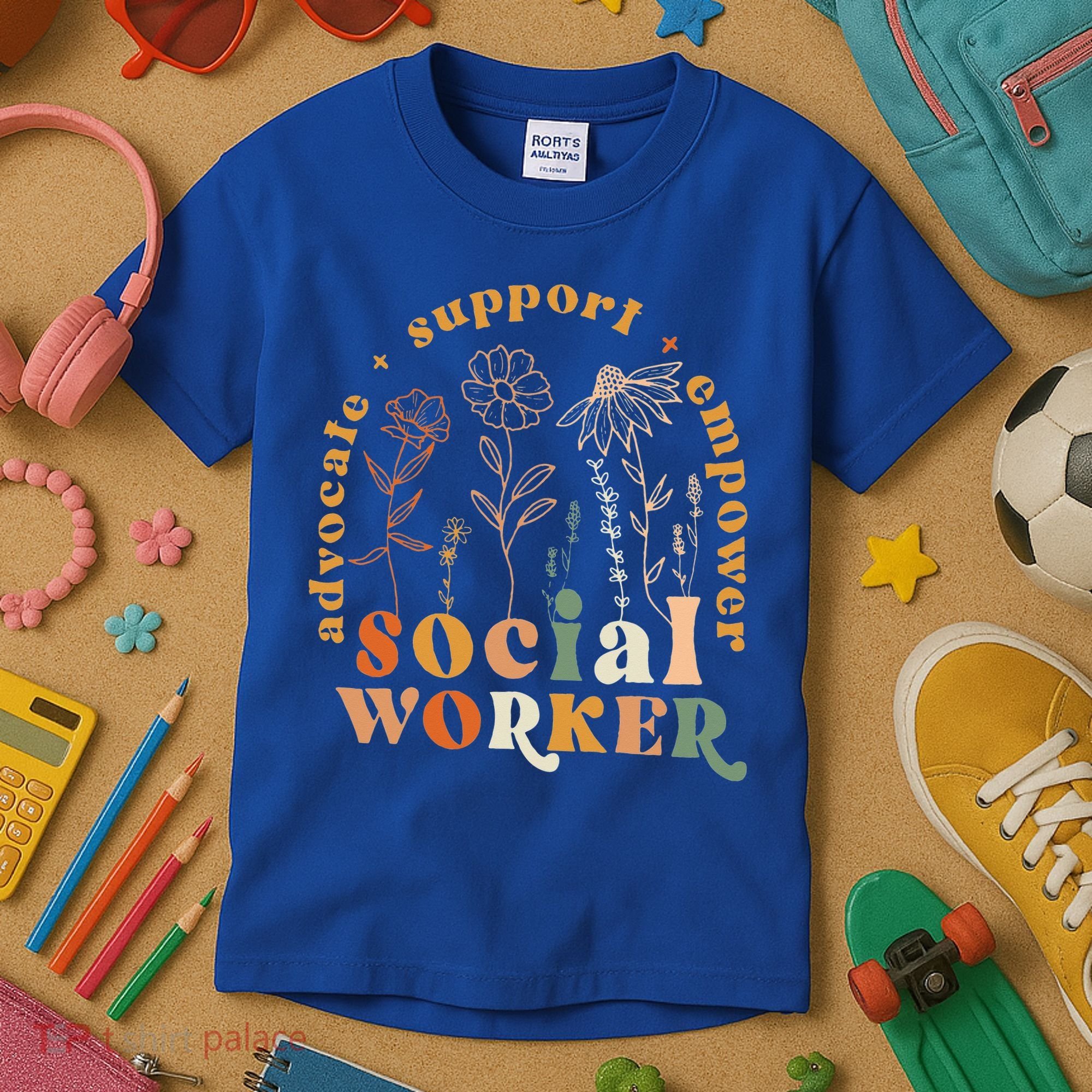 Social Worker Funny Social Work Month Kids T-Shirt