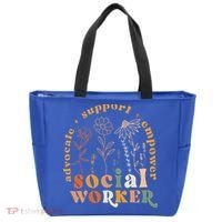Social Worker Funny Social Work Month Tote Bag thumb 0