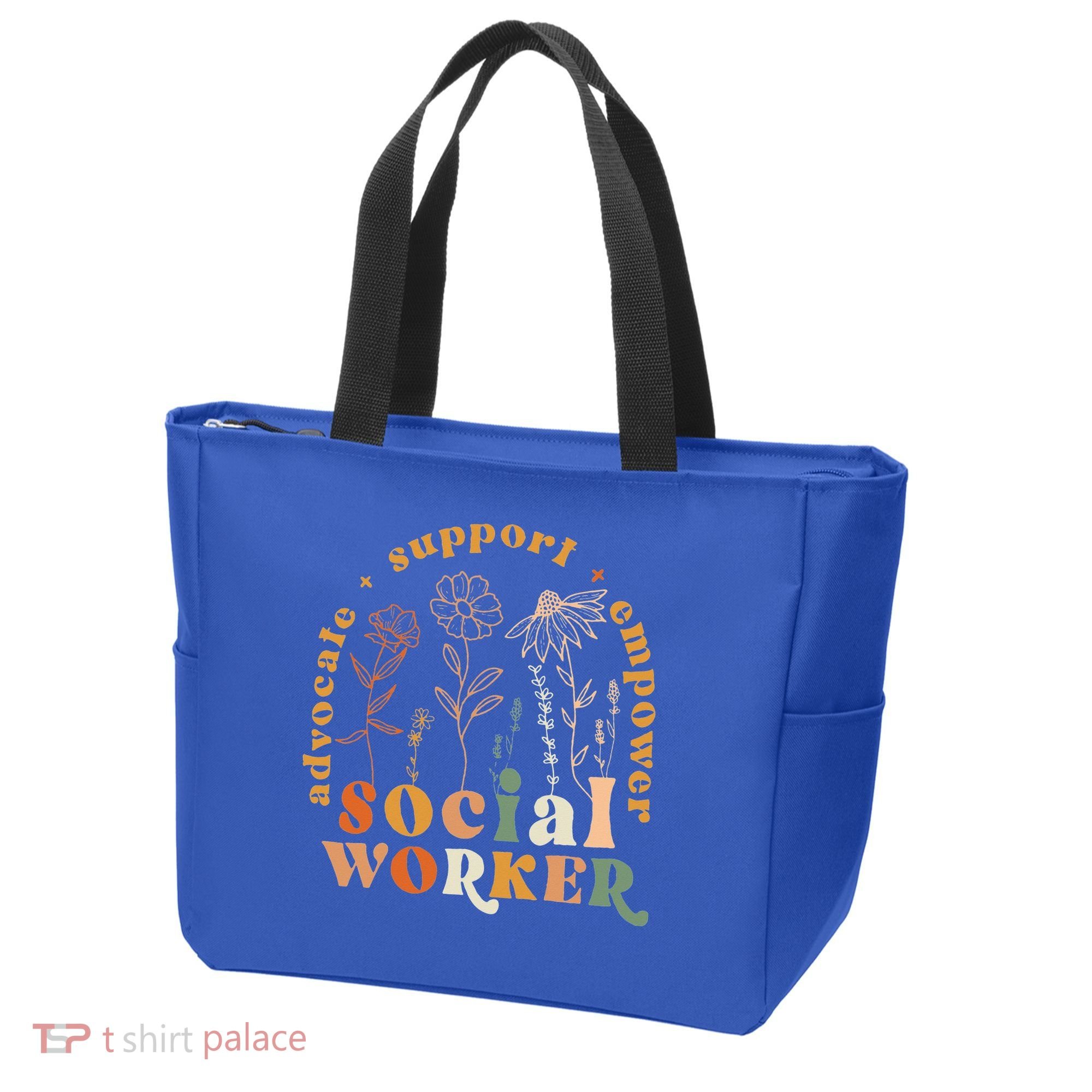 Social Worker Funny Social Work Month Tote Bag