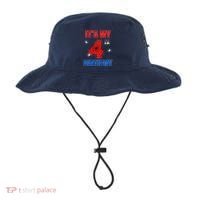 Spider Web Four 4 Years Old ItS My 4th Birthday Boy Party Bucket Hat thumb 0