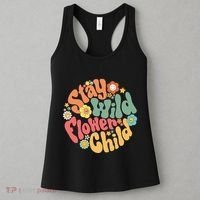 Stay Wild Flower Child Flower Retro Natural Boho Hippie Women's Tank Top thumb 3
