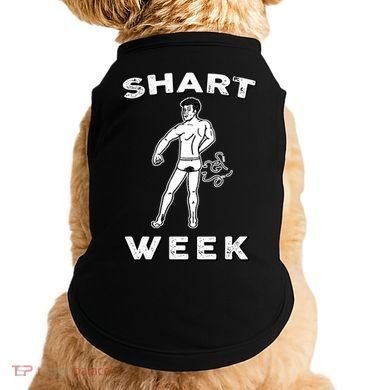 Shart Week Funny Novelty Shark Doggie Tank